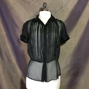 Sheer Zara blouse